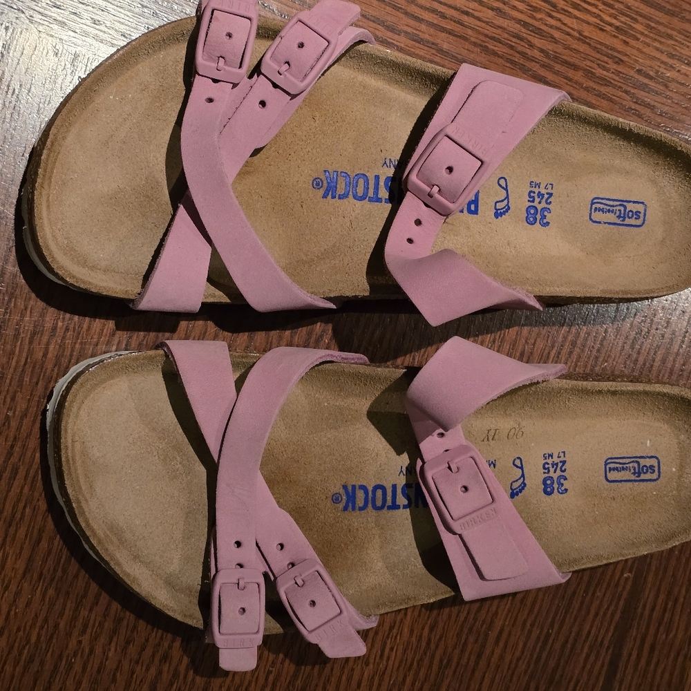 Birkenstock Franca multi-strap pink